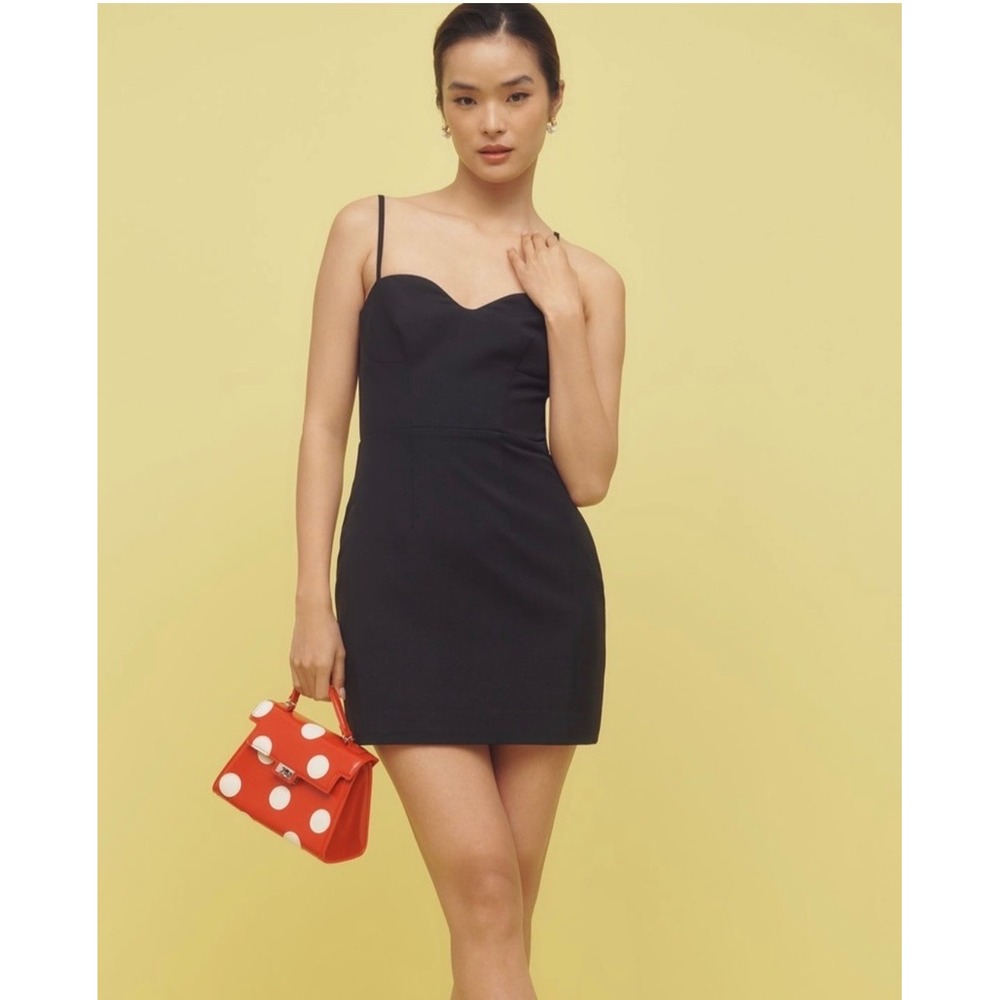Mare Mare Anthropologie Black Corset Style Bustier Mini Dress XL NWT